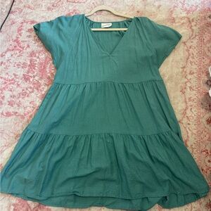 Universal Thread Green Tiered Dress